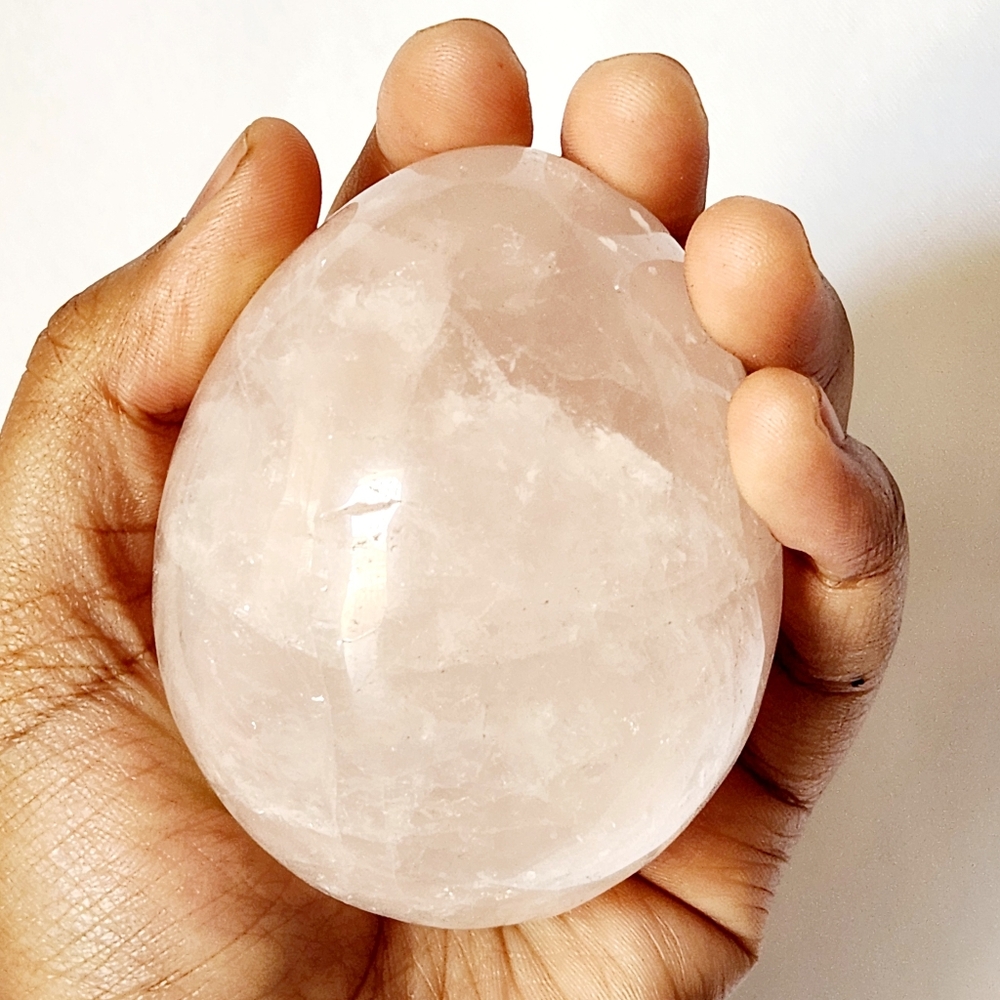 Rose Quartz Crystal Egg